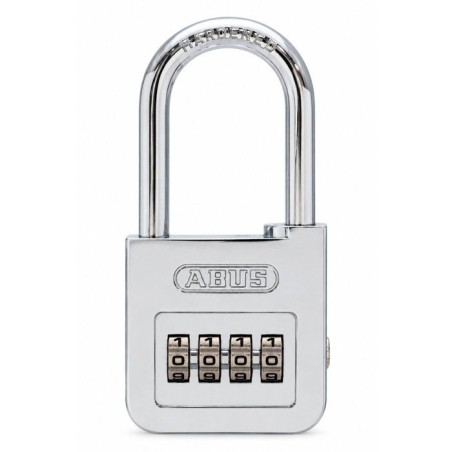 Cadenas a combinaison - ABUS - 160/50HB50 - 4 chiffres - Chromé - Hau