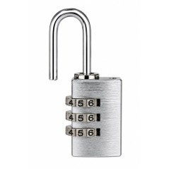 Cadenas a combinaison - ABUS - 145/20 - 3 chiffres - Aluminium argent - Compact et léger