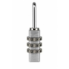 Cadenas a combinaison - ABUS - 145/20 - 3 chiffres - Aluminium argent