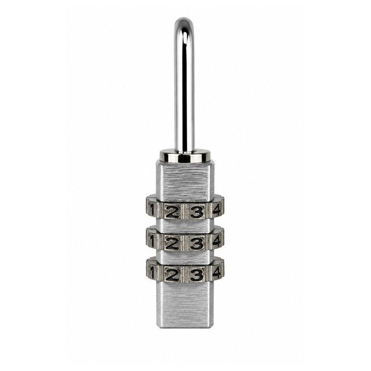 Cadenas a combinaison - ABUS - 145/20 - 3 chiffres - Aluminium argent - Compact et léger Cadenas a combinaison - ABUS - 145/20 - 3 chiffres - Aluminium argent - Compact et léger
