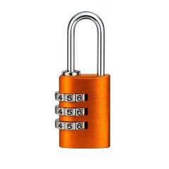 Cadenas a combinaison - ABUS - 145/20 - 3 chiffres - Aluminium orange