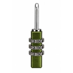 Cadenas a combinaison - ABUS - 145/20 - 3 chiffres - Aluminium vert - Usage quotidien