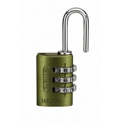 Cadenas a combinaison - ABUS - 145/20 - 3 chiffres - Aluminium vert -