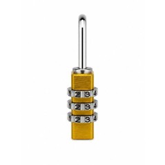 Cadenas a combinaison - ABUS - 145/20 - 3 chiffres - Aluminium jaune -