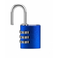 Cadenas a combinaison - ABUS - 145/30 - 3 chiffres - Aluminium bleu -