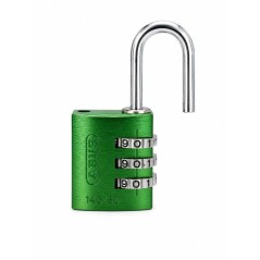 Cadenas a combinaison - ABUS - 145/30 - 3 chiffres - Aluminium vert -