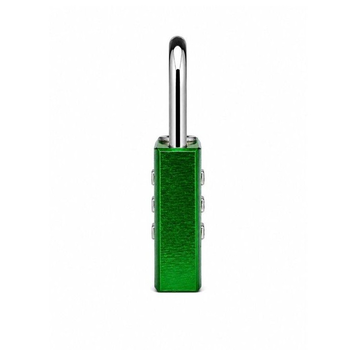 Cadenas a combinaison - ABUS - 145/30 - 3 chiffres - Aluminium vert - Usage voyage