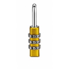 Cadenas a combinaison - ABUS - 145/30 - 3 chiffres - Aluminium jaune -