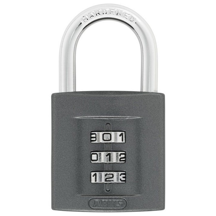 Cadenas a combinaison - ABUS - 158/40 - 4 chiffres - Zamac massif - Double verrouillage Cadenas a combinaison - ABUS - 158/40 - 4 chiffres - Zamac massif - Double verrouillage
