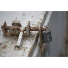 Cadenas a combinaison - ABUS - 158/40 - 4 chiffres - Zamac massif - Double verrouillage