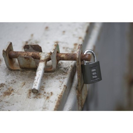 Cadenas a combinaison - ABUS - 158/40 - 4 chiffres - Zamac massif - Double verrouillage