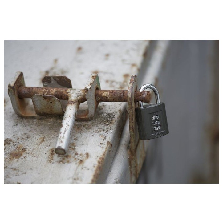 Cadenas a combinaison - ABUS - 158/40 - 4 chiffres - Zamac massif - Double verrouillage Cadenas a combinaison - ABUS - 158/40 - 4 chiffres - Zamac massif - Double verrouillage