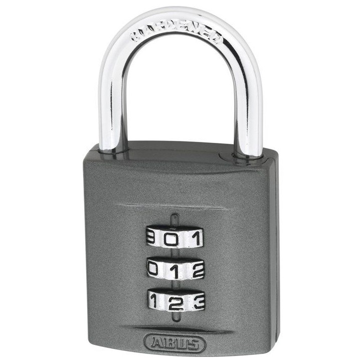 Cadenas a combinaison - ABUS - 158/40 - 4 chiffres - Zamac massif - Double verrouillage Cadenas a combinaison - ABUS - 158/40 - 4 chiffres - Zamac massif - Double verrouillage