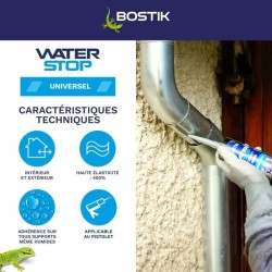 Membrane d'étanchéité - BOSTIK - Waterstop - Réparation fuites - C