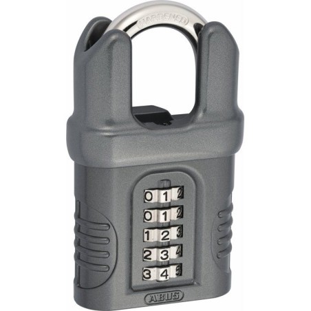 Cadenas a combinaison - ABUS - 158CS/65 - 5 chiffres - Anse blindée - Protection renforcée