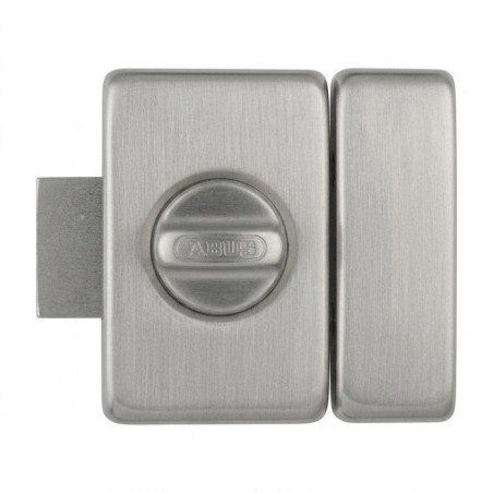 Verrou de porte - ABUS - V83 CB 40 F9 - a bouton - Acier brossé - Coffre acier