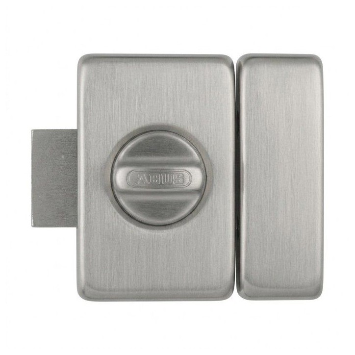 Verrou de porte - ABUS - V83 CB 40 F9 - a bouton - Acier brossé - Coffre acier Verrou de porte - ABUS - V83 CB 40 F9 - a bouton - Acier brossé - Coffre acier