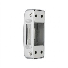 Verrou de porte - ABUS - V83 CB 40 F9 - a bouton - Acier brossé - Cof