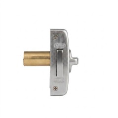 Verrou de porte - ABUS - V83 CB 40 F9 - a bouton - Acier brossé - Cof