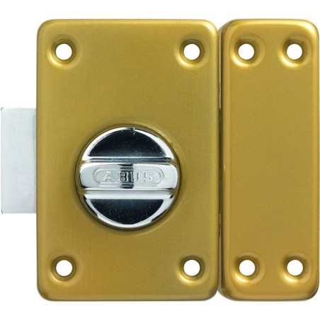 Verrou de porte - ABUS - VAD136 CB 45 - a bouton - Bronze - Entraxe 45