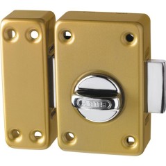 Verrou de porte - ABUS - VAD136 CB 45 - a bouton - Bronze - Entraxe 45