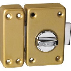 Verrou de porte - ABUS - VAD136 CB 45 - a bouton - Bronze - Entraxe 45