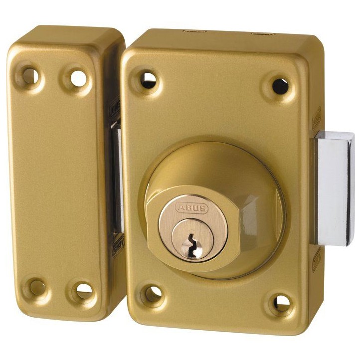 Verrou de porte - ABUS - VAD136 CC 45 - Double cylindre - Bronze - Entraxe 45 x 76 mm Verrou de porte - ABUS - VAD136 CC 45 - Double cylindre - Bronze - Entraxe 45 x 76 mm