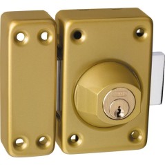 Verrou de porte - ABUS - VAD136 CC 45 - Double cylindre - Bronze - Ent