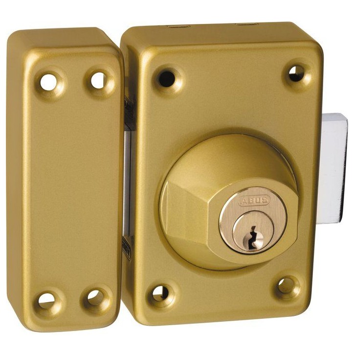 Verrou de porte - ABUS - VAD136 CC 45 - Double cylindre - Bronze - Entraxe 45 x 76 mm Verrou de porte - ABUS - VAD136 CC 45 - Double cylindre - Bronze - Entraxe 45 x 76 mm