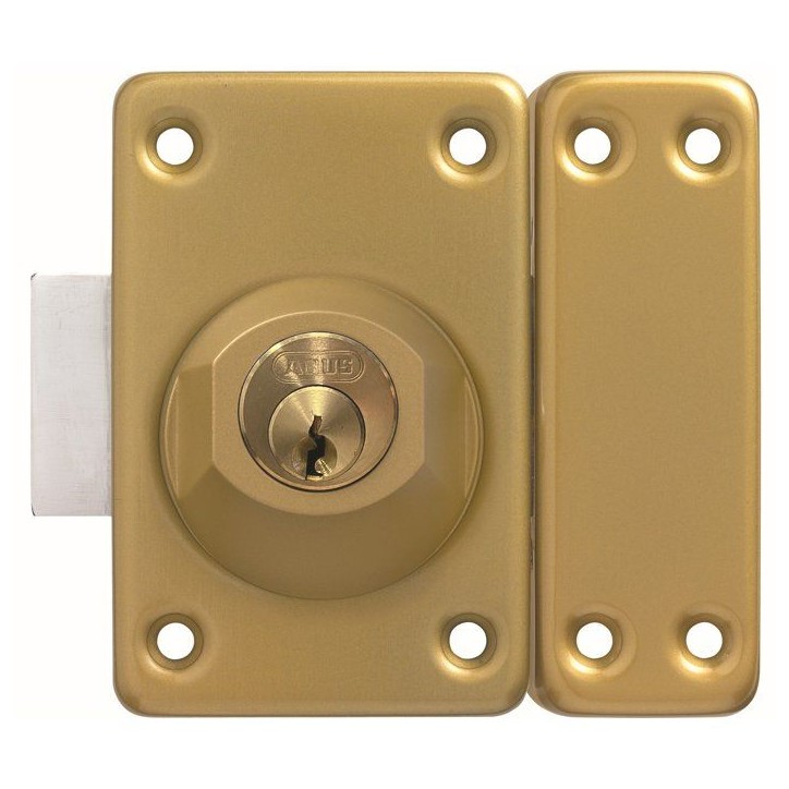Verrou de porte - ABUS - VAD136 CC 45 - Double cylindre - Bronze - Entraxe 45 x 76 mm Verrou de porte - ABUS - VAD136 CC 45 - Double cylindre - Bronze - Entraxe 45 x 76 mm