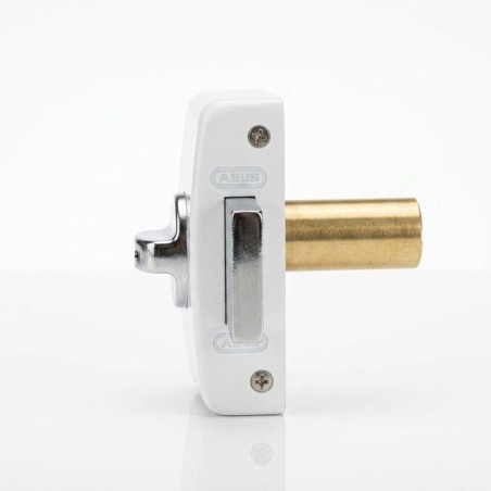 Verrou de porte - ABUS - V83 CB 45 W - a bouton - Blanc - Coffre acier