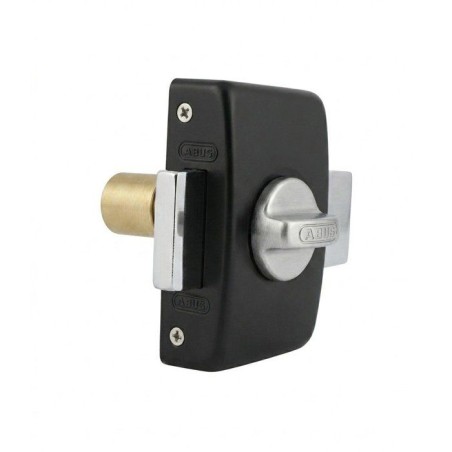 Verrou de porte - ABUS - V83 CB 40 BK - a bouton - Noir - Coffre acier