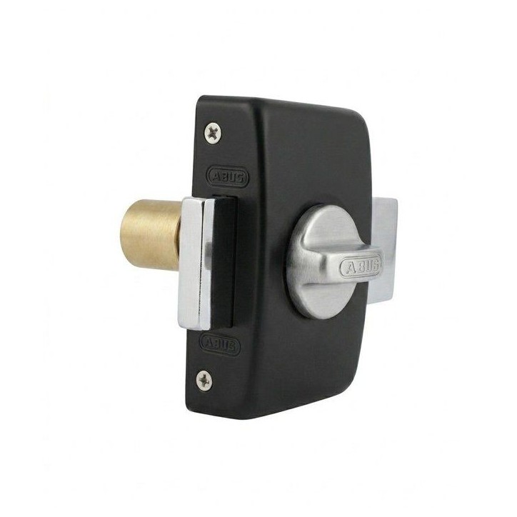 Verrou de porte - ABUS - V83 CB 40 BK - a bouton - Noir - Coffre acier