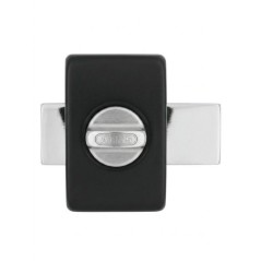 Verrou de porte - ABUS - V83 CB 45 BK - a bouton - Noir - Coffre acier