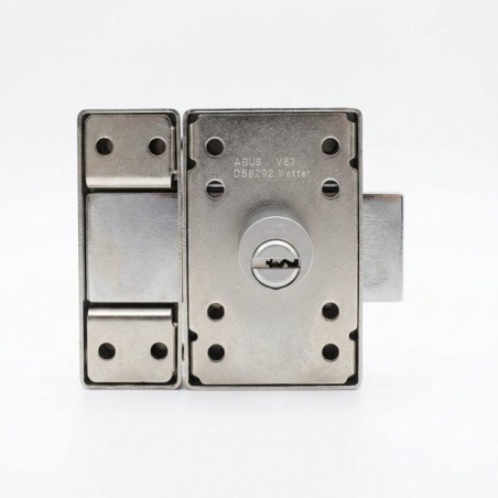 Verrou de porte haute sécurité - ABUS - VP12R CC 45 F9 - Double cyli