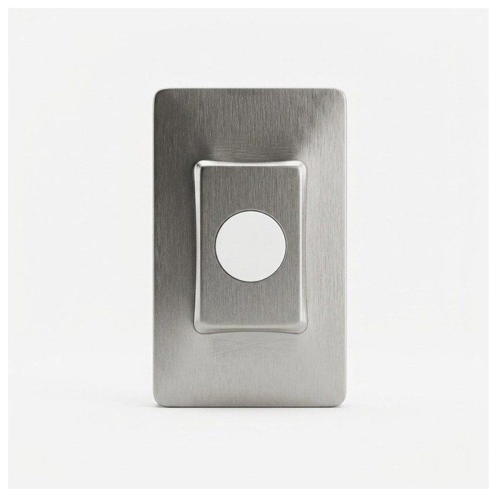 Verrou de porte haute sécurité - ABUS - VP12R CC 45 F9 - Double cylindre - Acier brossé - 12 goupilles Verrou de porte haute sécurité - ABUS - VP12R CC 45 F9 - Double cylindre - Acier brossé - 12 goupilles