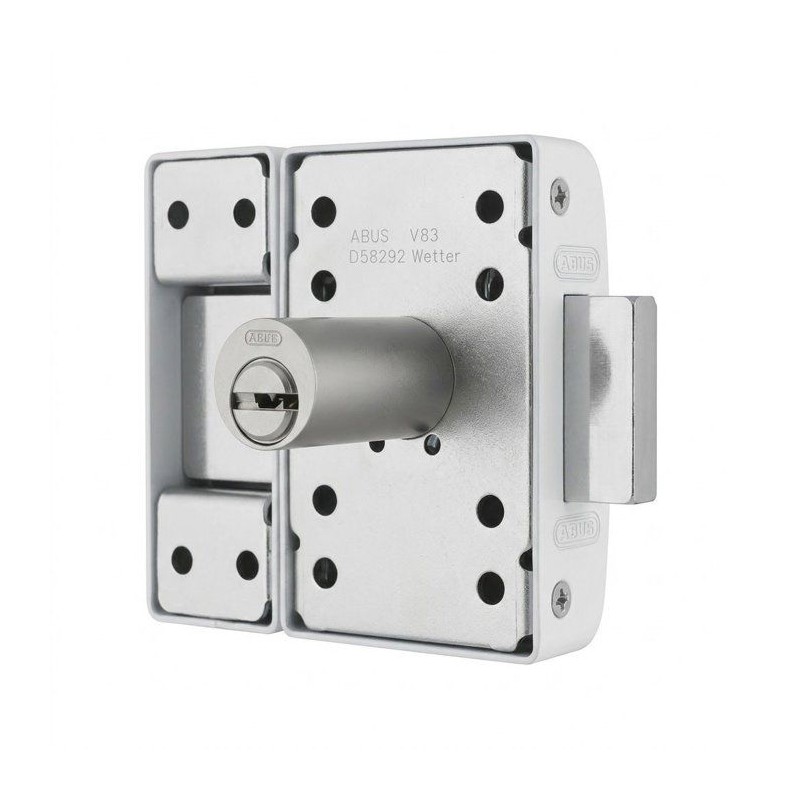 Verrou de porte haute sécurité - ABUS - VP12R CB 40 W - a bouton - B