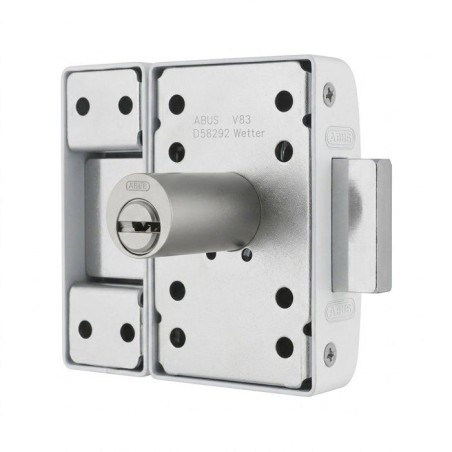 Verrou de porte haute sécurité - ABUS - VP12R CB 45 W - a bouton - B