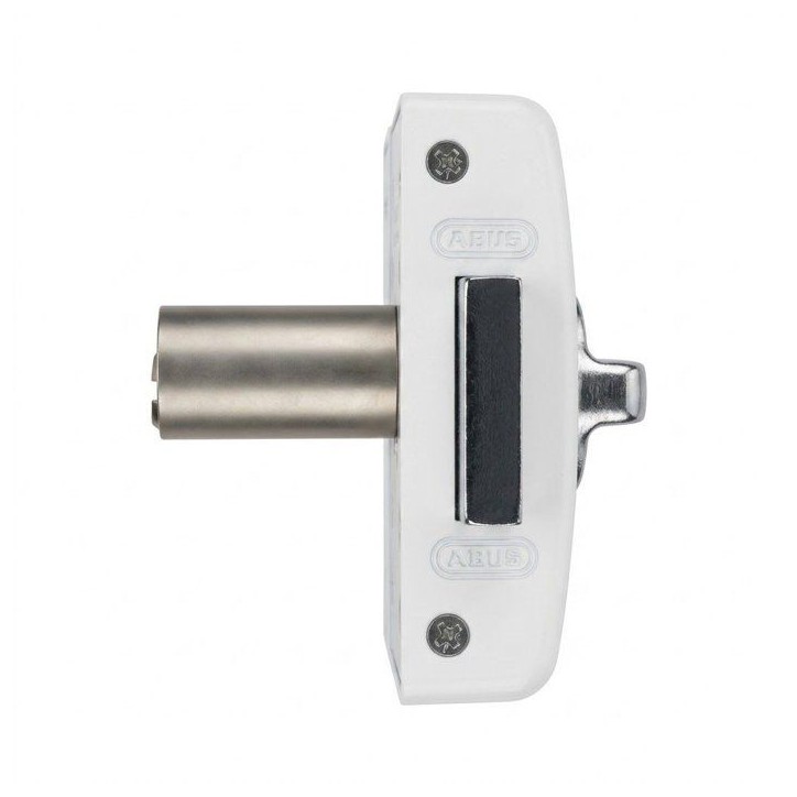 Verrou de porte haute sécurité - ABUS - VP12R CB 45 W - a bouton - Blanc - 12 goupilles Verrou de porte haute sécurité - ABUS - VP12R CB 45 W - a bouton - Blanc - 12 goupilles