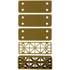 Verrou de porte - ABUS - V83 CB 45 - a bouton - Bronze - Coffre acier
