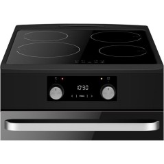 Piano de cuisson induction - AMICA - ACID605N/1 - 4 foyers - 1 four -
