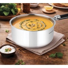 Set de 3 casseroles - ARTHUR MARTIN – 16-18-20 cm - Acier Inoxydable