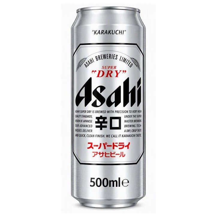 Asahi - Super Dry - Biere - 5,0% Vol. - 24x50cl