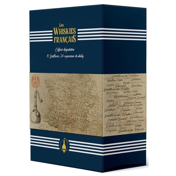 Calendrier de l'Avent découverte de 24 Whiskies Français - 24 x 2cl Calendrier de l'Avent découverte de 24 Whiskies Français - 24 x 2cl