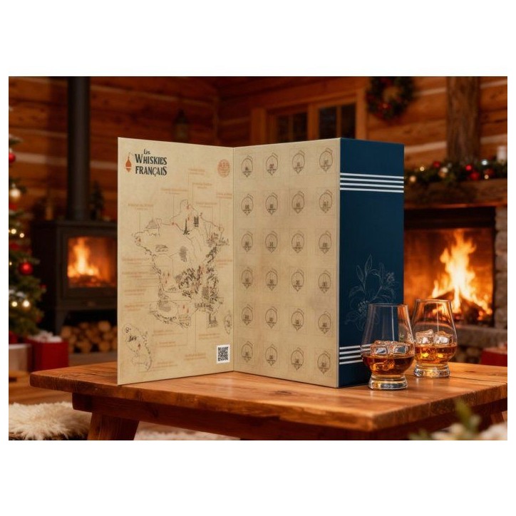 Calendrier de l'Avent découverte de 24 Whiskies Français - 24 x 2cl Calendrier de l'Avent découverte de 24 Whiskies Français - 24 x 2cl
