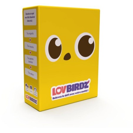 Jeu de cartes - CHOUIC - LovBirdz - Quiz de couple - 190 cartes questi