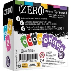 Jeu de cartes - PIXIEGAMES - Zero - Observation et stratégie - Combinaisons - Des 8 ans