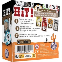Jeu de cartes - PIXIEGAMES - Hit ! - Stop ou Encore - Bluff - Des 8 ans