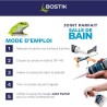 Mastic salle de bain - BOSTIK - Joint Parfait - Étanchéité silicone