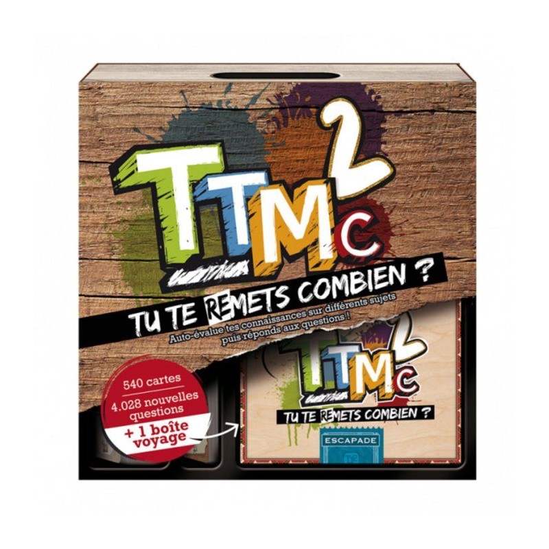 Jeu de société - TTMC - Tu Te (Re)Mets Combien ? - Quiz culture gén